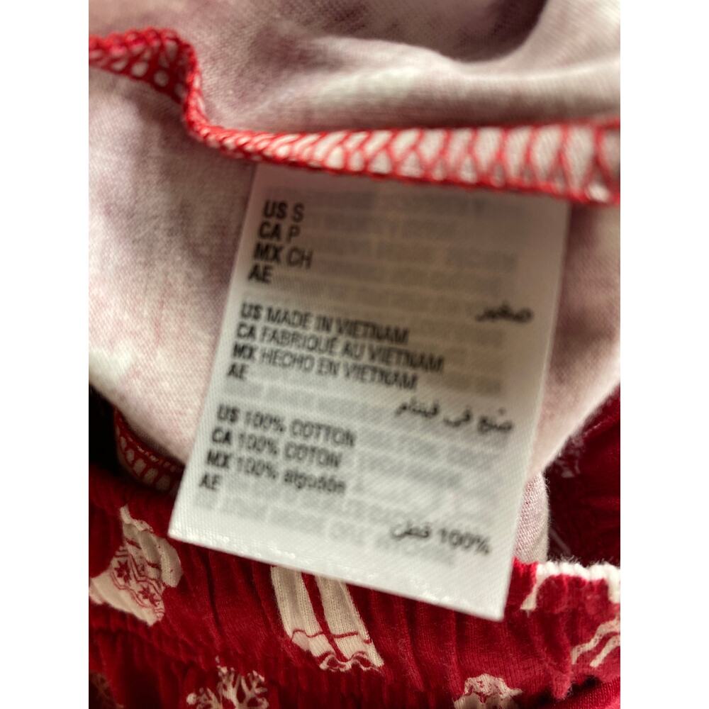 Brand New Family PJ's Macy's Men's Size Small Red Christmas Pajama 2 Piece Set - Picture 5 of 6